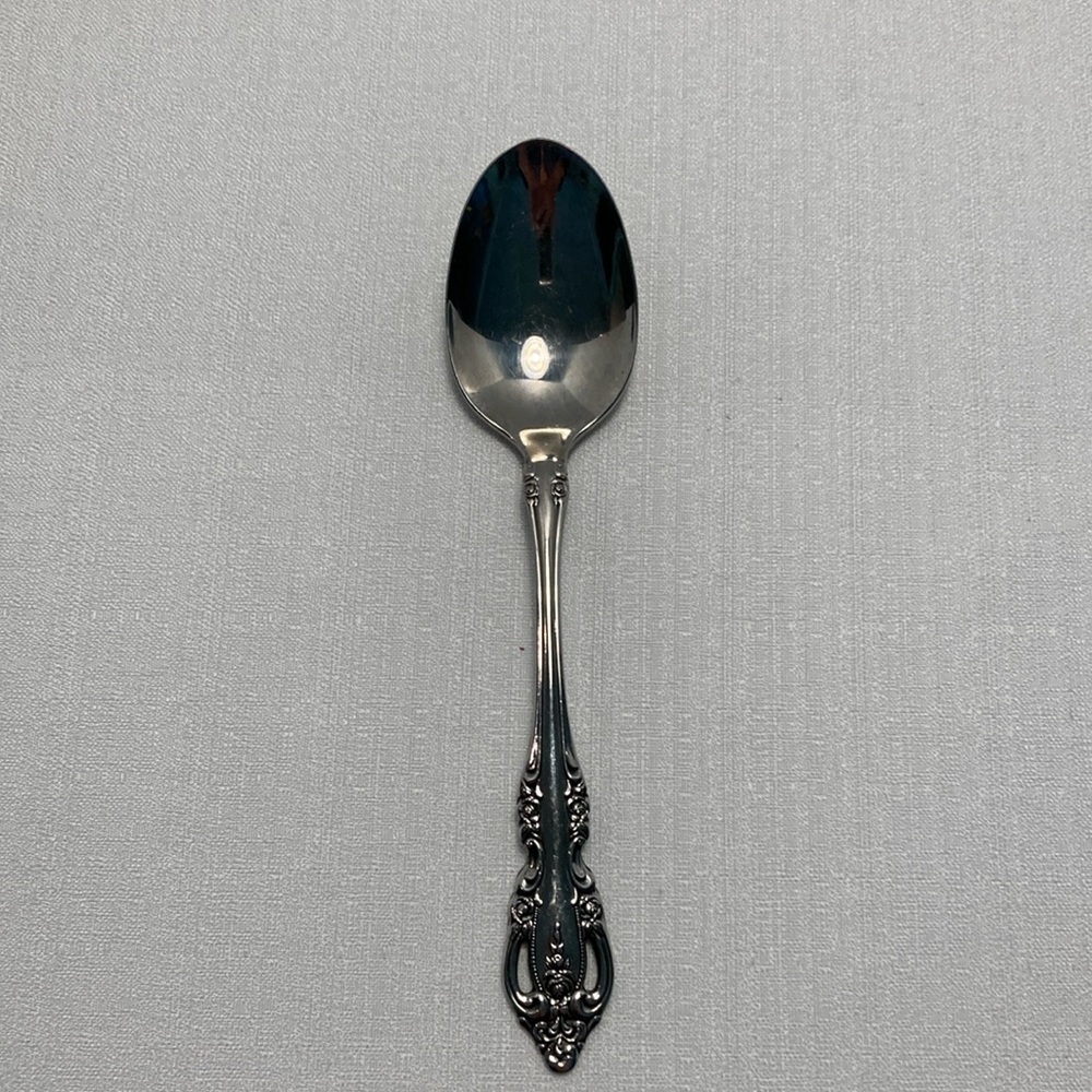 Oneida Community BRAHMS Stainless‎ Glossy Rose Flatware Teaspoon